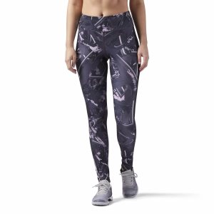 Reebok Workout Ready Leggings Damen - Mehrfarbig - DE 625-EKT